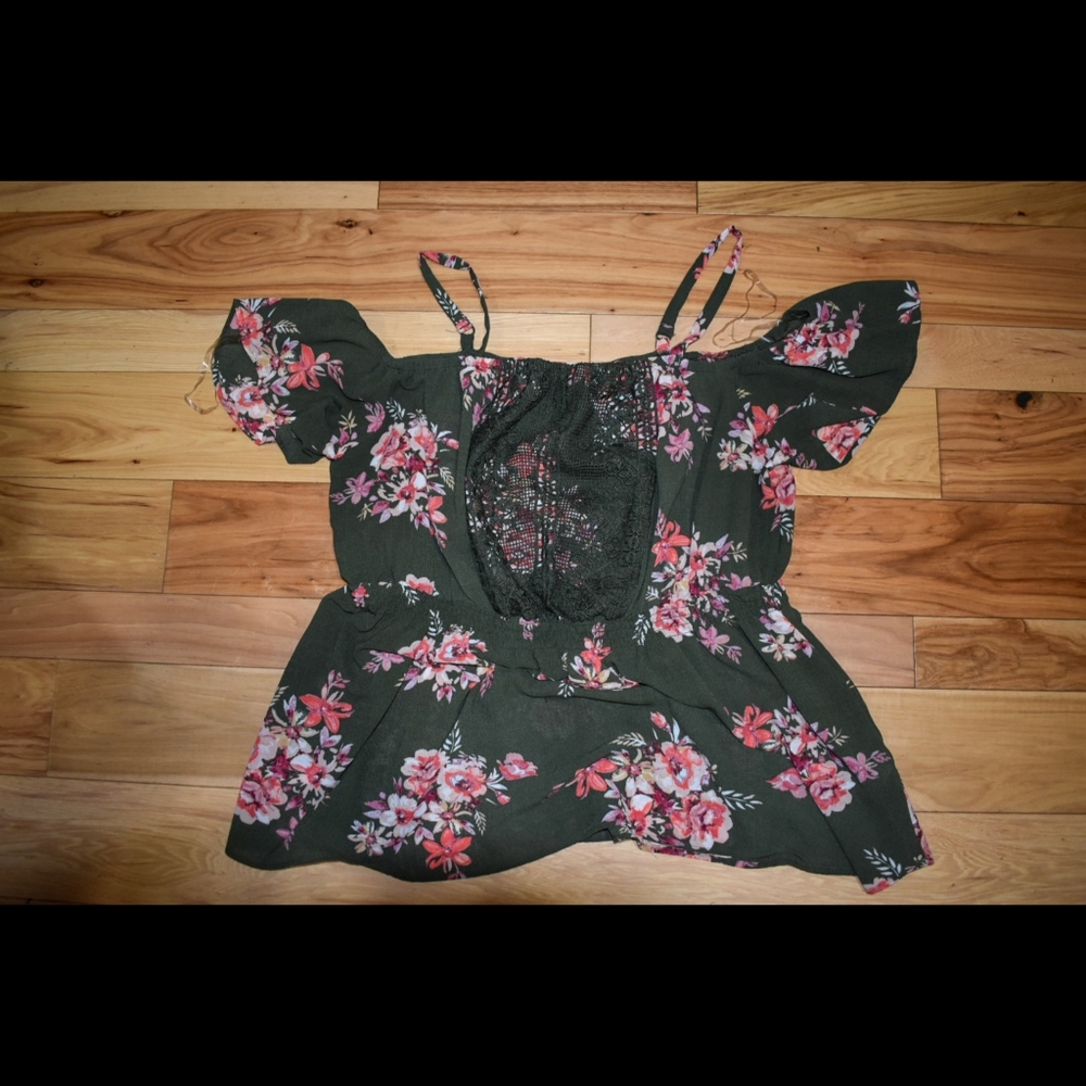 Floral Off the Shoulder Top